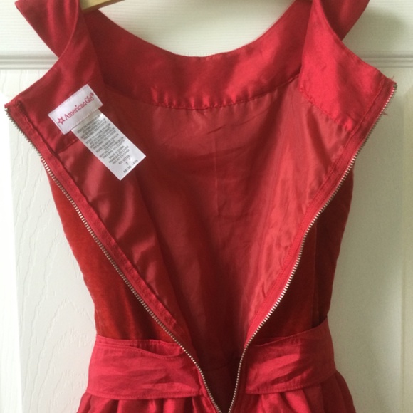 American Girl Joyful Jewels Red Holiday Dress - Picture 6 of 10